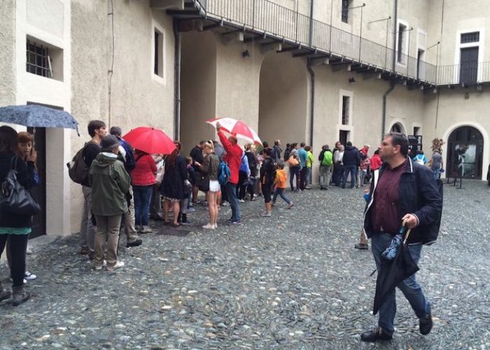 Pubblico al Forte di Bard