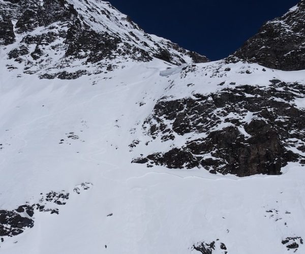 L'area dell'incidente (foto Polizia cantonale).