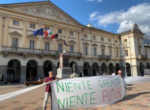 L'azione di Fridays for Future ad Aosta