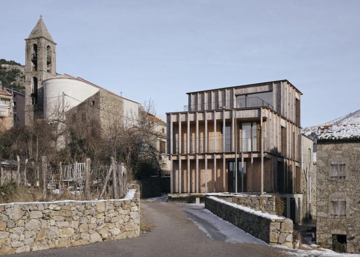 Orma architettura, complesso di appartamenti a Cristinacce, Corsica