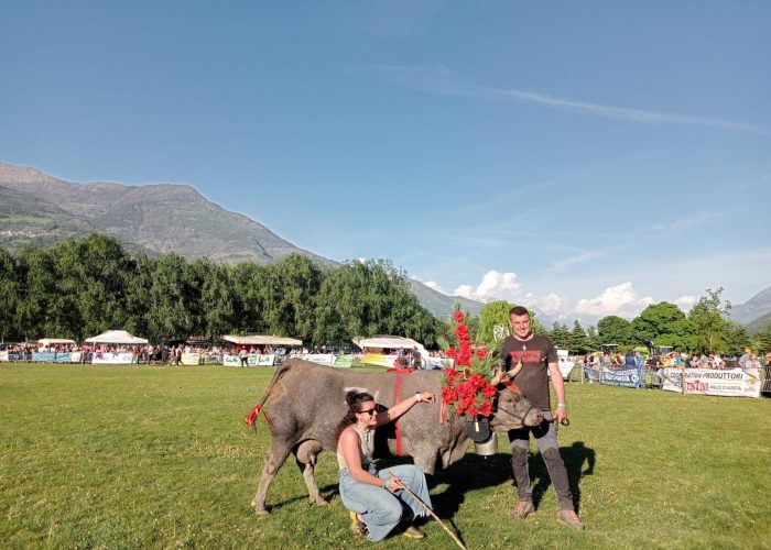 Stefano Charrier ha presentato alla Grand Place la sua Negrò, una delle regine più forti ammirate negli ultimi anni: oggi l’ennesimo successo a Pollein