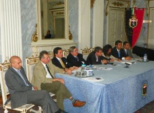 La conferenza stampa della giunta comunale