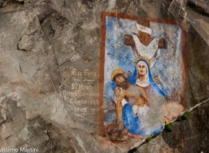 L'Affresco raffigurante la Madonna e il Cristo