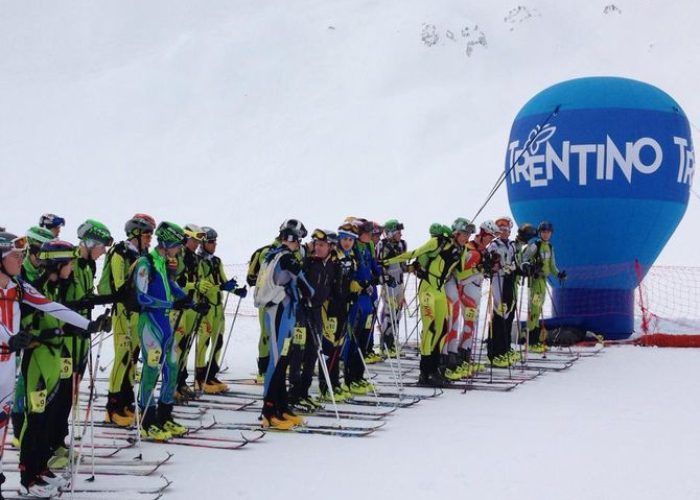 Partenza Adamello Ski Raid Junior