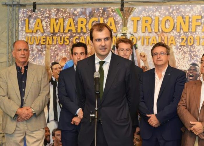 Inaugurazione Marcia Trionfale della Juventus al Castello di Ussel