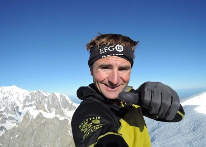 Foto dal profilo Facebook di Ueli Steck