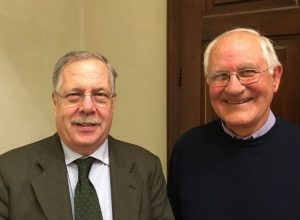 Da destra Luigino Vallet e Pietro Passerin d'Entrèves