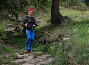 Il Presidente della Regione Augusto Rollandin al Tor des Géants