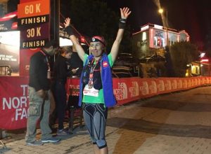 Francesca Canepa sul traguardo