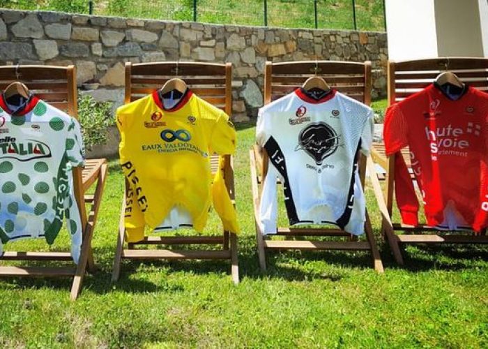 Le maglie del Giro della Valle d'Aosta 2016