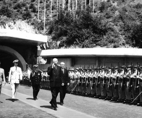 L'inaugurazione del Traforo del Monte Bianco - Foto da tunnelmb.net