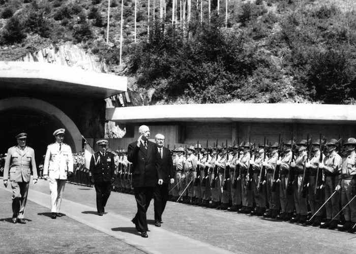 L'inaugurazione del Traforo del Monte Bianco - Foto da tunnelmb.net