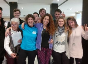 La squadra di Saint-Vincent alla trasmissione "Mezzogiorno in famiglia"