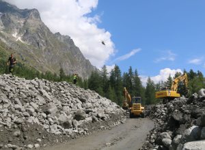 Frana in Val Ferret