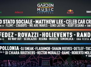 La locandina del Garden Music Festival