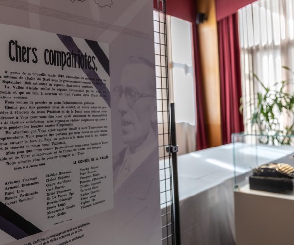 La mostra sui Mostra Decreti Luogotenenziali - Foto Ufficio Stampa Regione Autonoma Valle d'Aosta