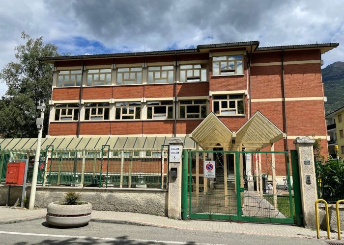 La scuola elementare di quartiere Dora, ad Aosta