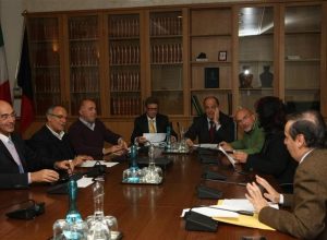 Incontro con i capigruppo in Consiglio regionale