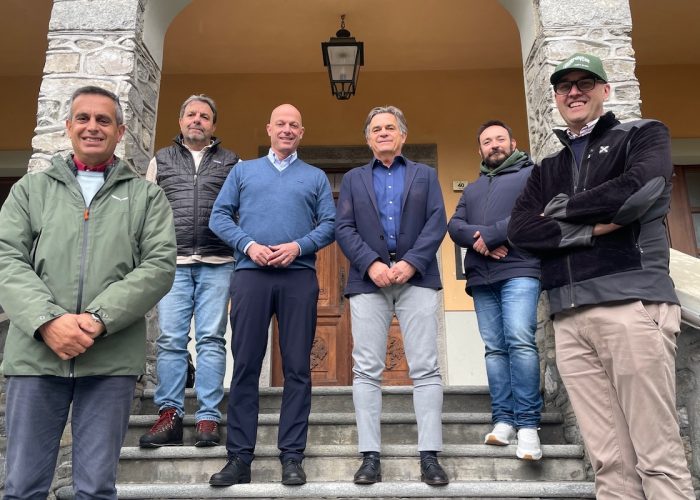 Da sx: Ephrem Truchet, Massimo Rey, François-Xavier Laffin, Roberto Rota, Simone Casale Brunet e Federico Perrin