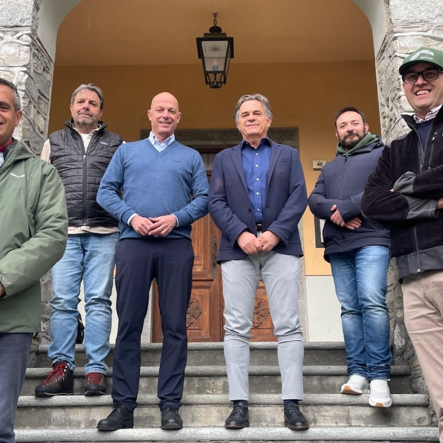 Da sx: Ephrem Truchet, Massimo Rey, François-Xavier Laffin, Roberto Rota, Simone Casale Brunet e Federico Perrin