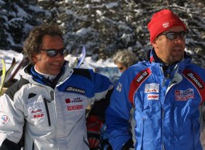 Roberto Fiabane con l'amico fraterno Mauro Cornaz