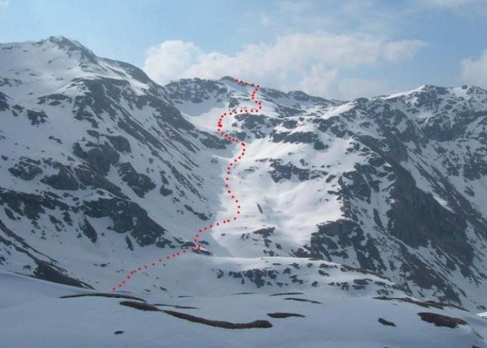 Cresta del Gran Dent vista da Cheneil in Valtournenche