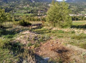Il luogo dove è stato ritrovato il cadavere a Fénis