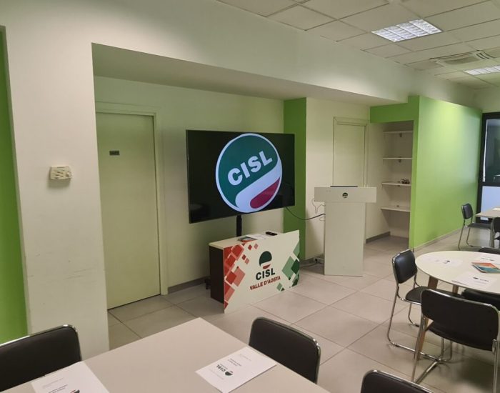 sala formazione Cisl
