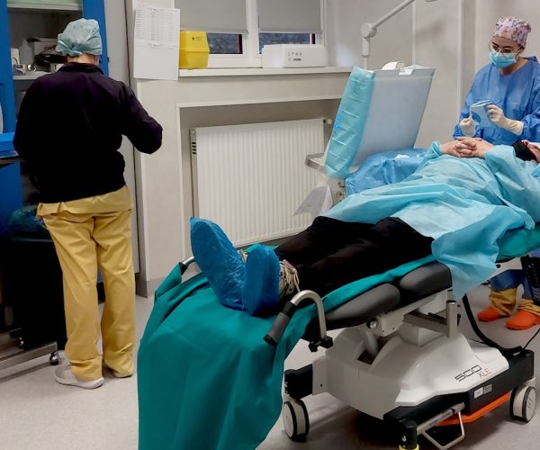 L’ambulatorio per le iniezioni intravitreali al Beauregard