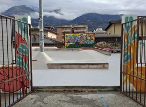 Lo skate park di Aosta dopo i lavori