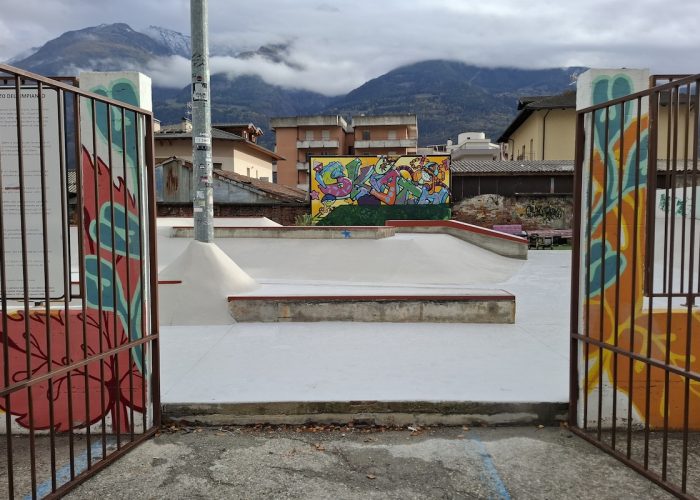 Lo skate park di Aosta dopo i lavori