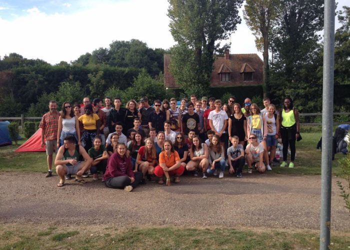 I ragazzi valdostani e francesi che hanno partecipato al progetto Chantier Jeunes-Francophones