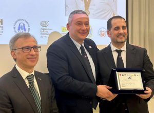 Gianluca Masullo premiato come professionista FIC dell'anno Solidus