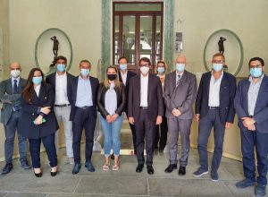 La stipula del contratto tra Italgas ed il Comune di Aosta