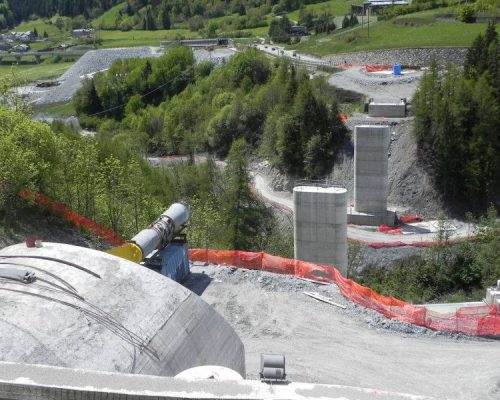 cantiere variante Statale 27 Etroubles