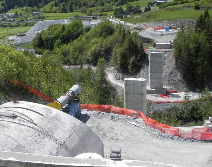 cantiere variante Statale 27 Etroubles