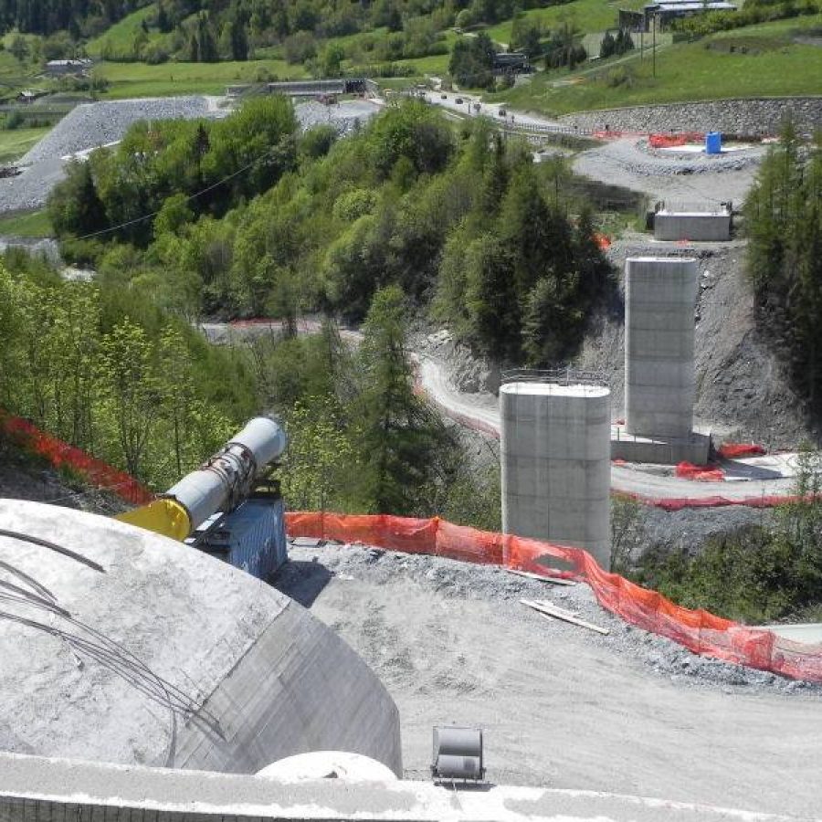 cantiere variante Statale 27 Etroubles