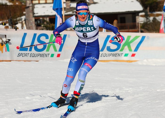 Nadine Laurent ai Mondiali di Schilpario