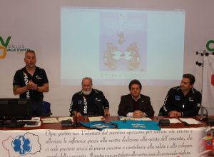 Da sx Mauro Cometto, Paolo Ferrero, Mauro Baccega e Mancini