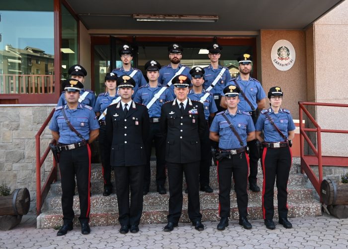 Gli undici nuovi Carabinieri ad Aosta