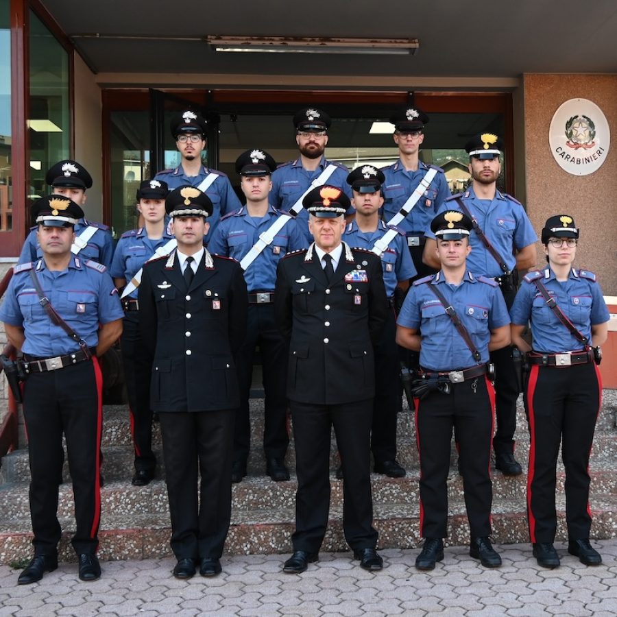 Gli undici nuovi Carabinieri ad Aosta