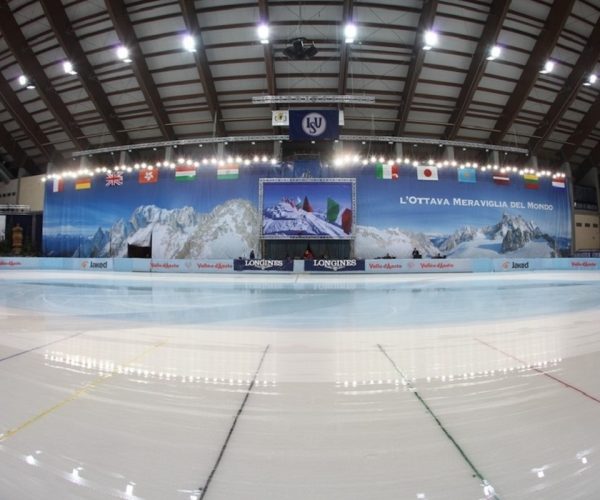 Il palaghiaccio di Courmayeur