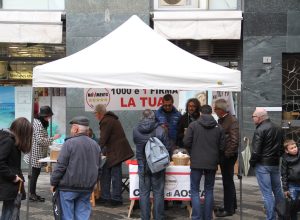 Banchetto M5S VdA