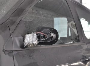 L'auto che ha investito il piccolo Alex Sgrò