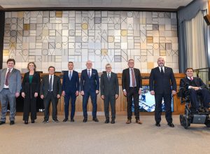 La Giunta regionale guidata da Renzo Testolin - ph PaoloRey