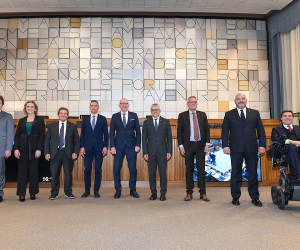 La Giunta regionale guidata da Renzo Testolin - ph PaoloRey