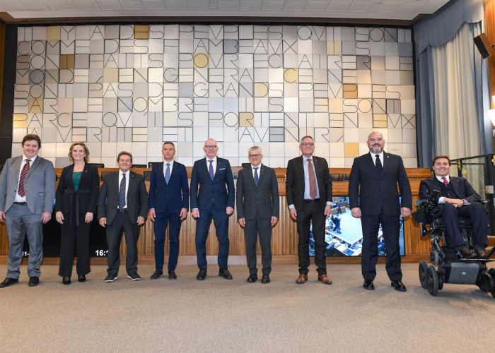 La Giunta regionale guidata da Renzo Testolin - ph PaoloRey