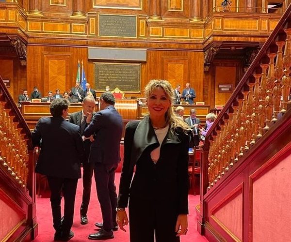 La senatrice Nicoletta Spelgatti a Palazzo Madama