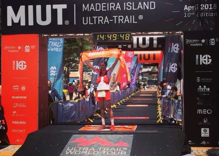 Davide Cheraz all'arrivo del Madeira Island Ultra Trail - foto Instagram