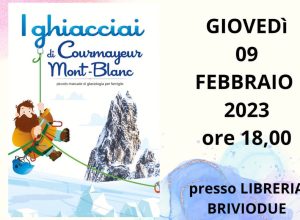 Il libro "I ghiacciai di Courmayeur Mont Blanc"